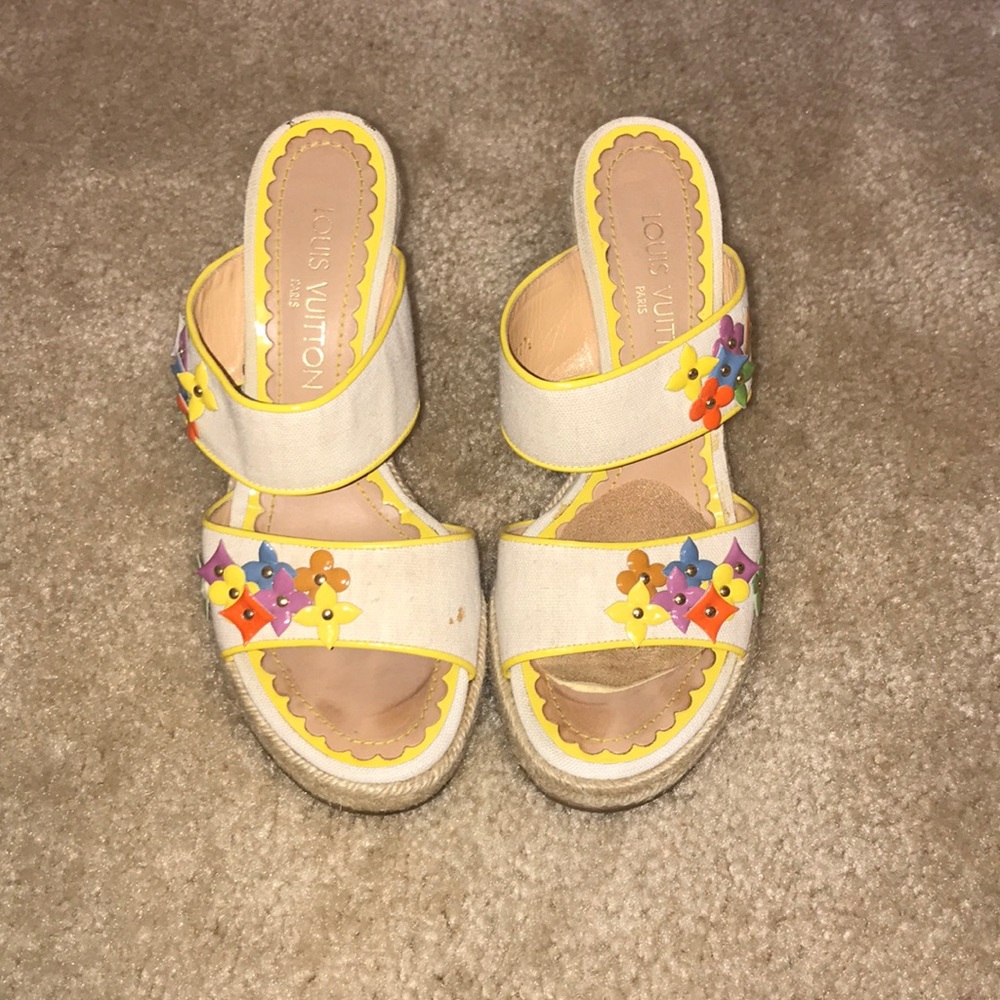 spring louis vuitton wedges